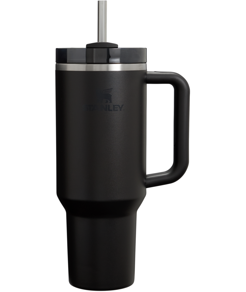 Double-Wall Vacuum The Quencher H2.0 Flowstate Tumbler  | Stanley Create D332L - FlowState 3-Position Lid Insulated Travel Mug - Black 2.0