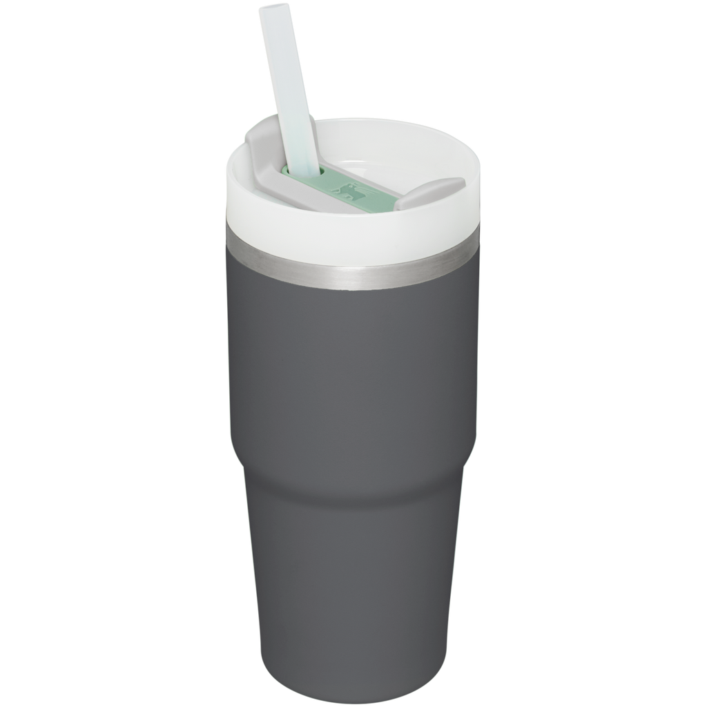 Splash-Resistant FlowState The Quencher H2.0 Flowstate Tumbler  | Stanley Create D329E - Premium Stainless Steel Straw Cup for All-Day Hydration Detail