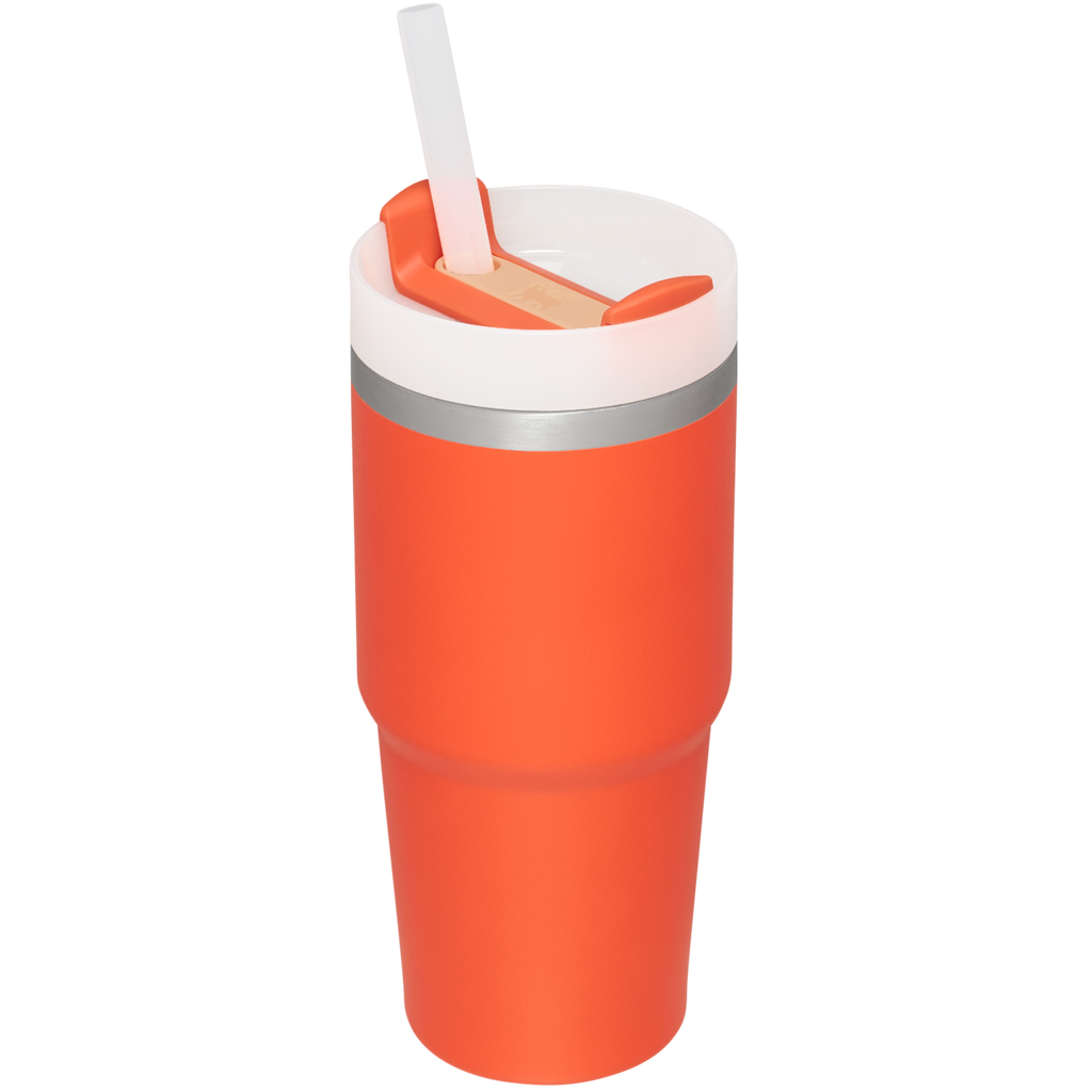 Splash-Resistant FlowState The Quencher H2.0 Flowstate Tumbler  | Stanley Create D329E - Premium Stainless Steel Straw Cup for All-Day Hydration Detail