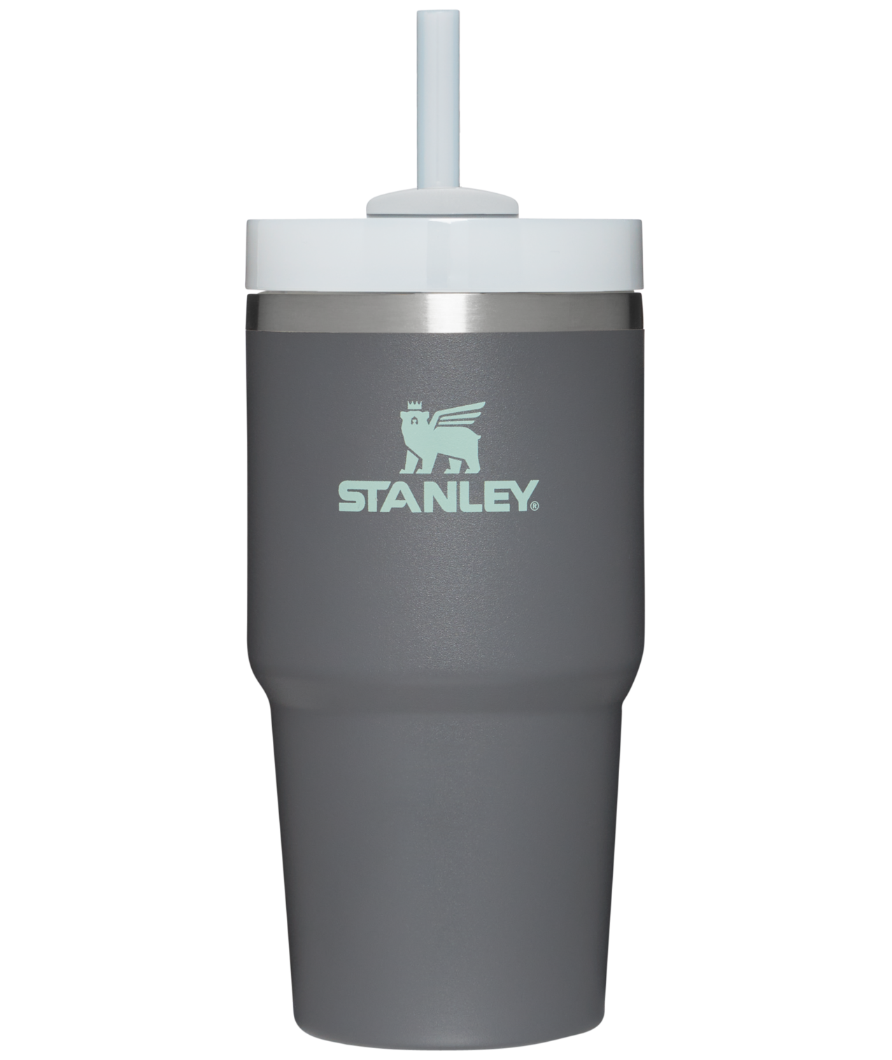 Car-Cup Friendly The Quencher H2.0 Flowstate Tumbler | Stanley Create D330L - 40oz Large Capacity Car-Cup Friendly Quencher - Charcoal