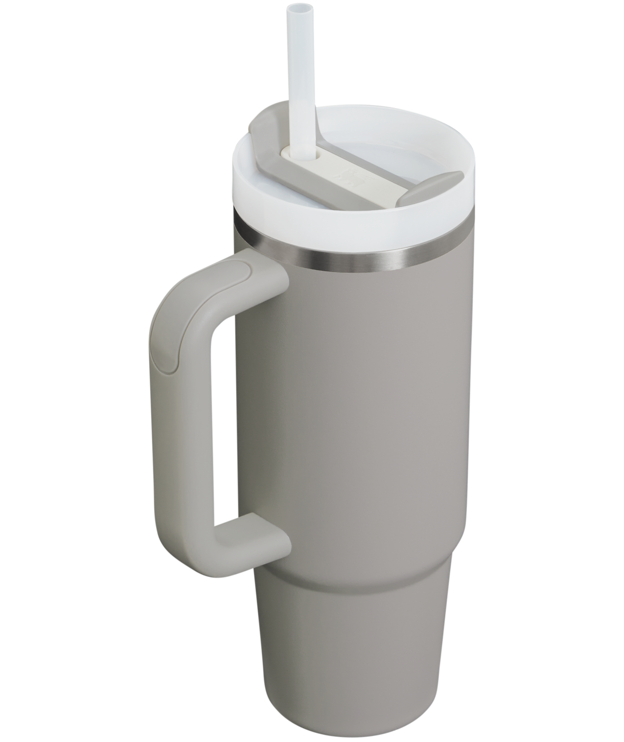 Splash-Resistant FlowState The Quencher H2.0 Flowstate Tumbler | Stanley Create D331C - Double-Wall Vacuum Insulated Travel Tumbler with Straw Detail