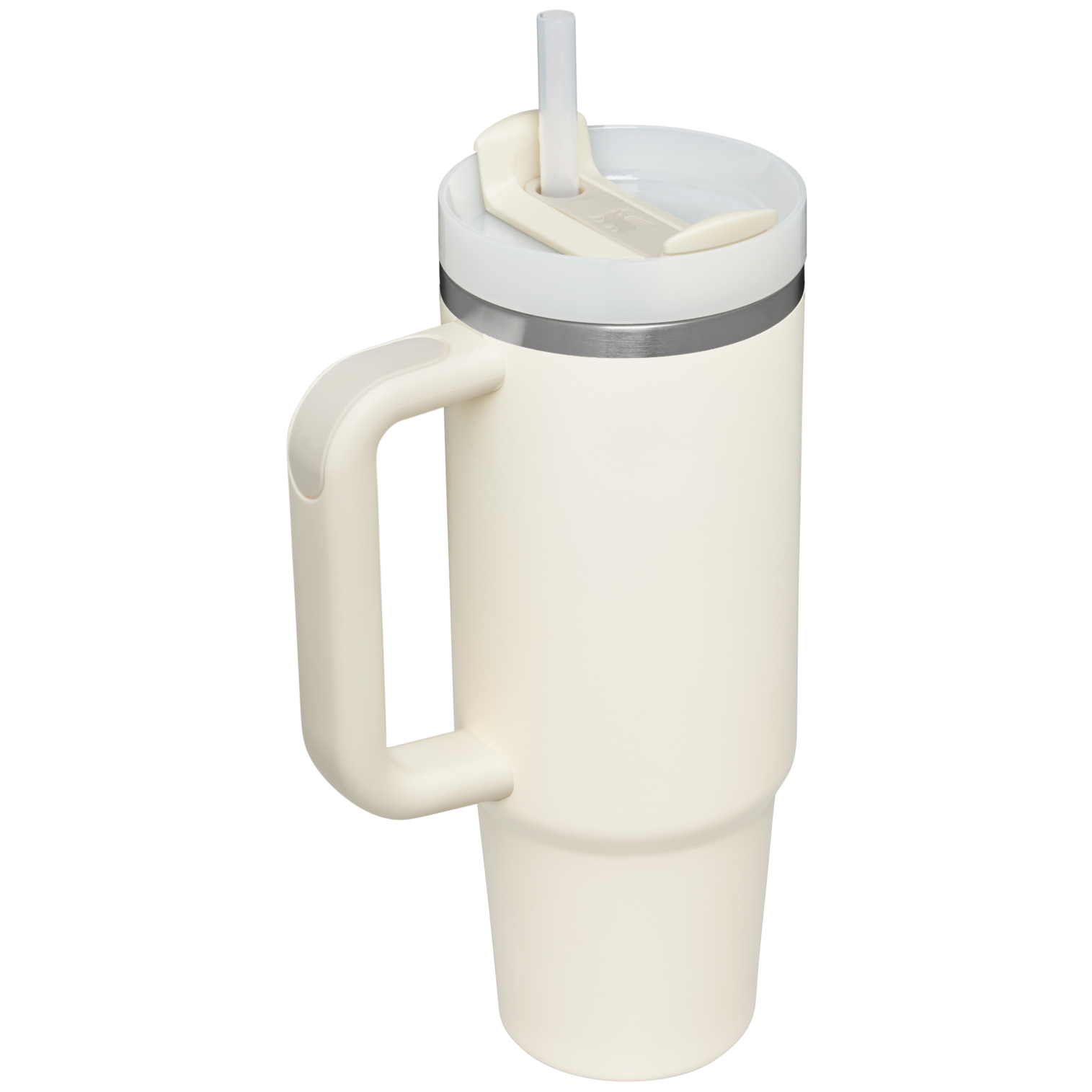 Splash-Resistant FlowState The Quencher H2.0 Flowstate Tumbler | Stanley Create D331C - Double-Wall Vacuum Insulated Travel Tumbler with Straw Detail
