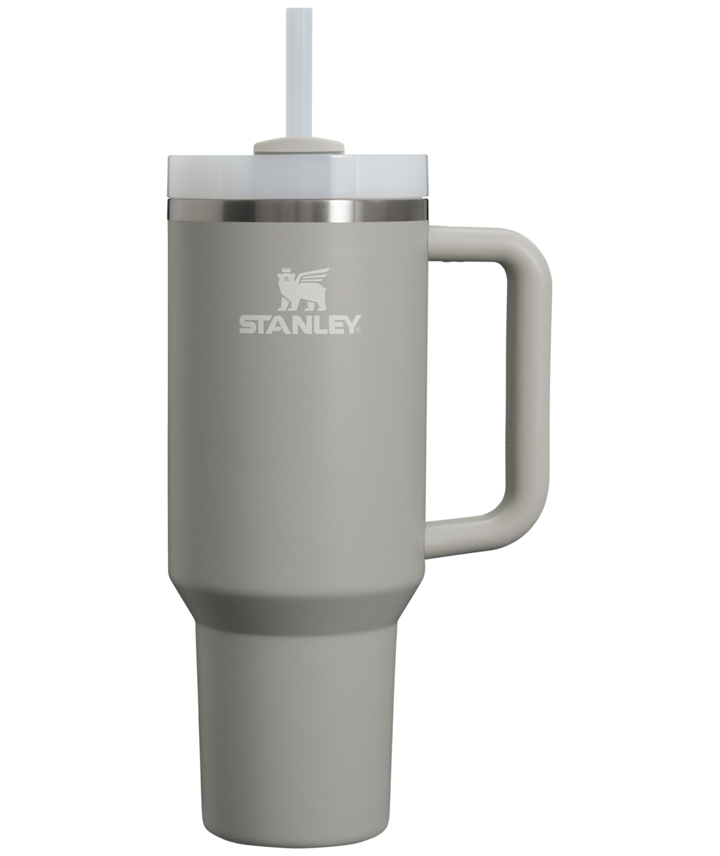 Double-Wall Vacuum The Quencher H2.0 Flowstate Tumbler  | Stanley Create D332L - FlowState 3-Position Lid Insulated Travel Mug - Ash