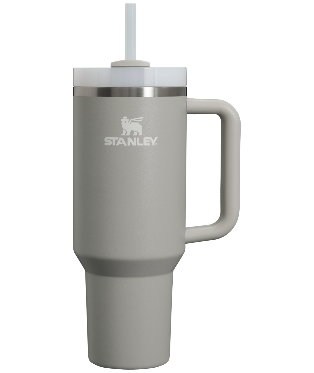 Double-Wall Vacuum The Quencher H2.0 Flowstate Tumbler  | Stanley Create D332L - FlowState 3-Position Lid Insulated Travel Mug - Ash