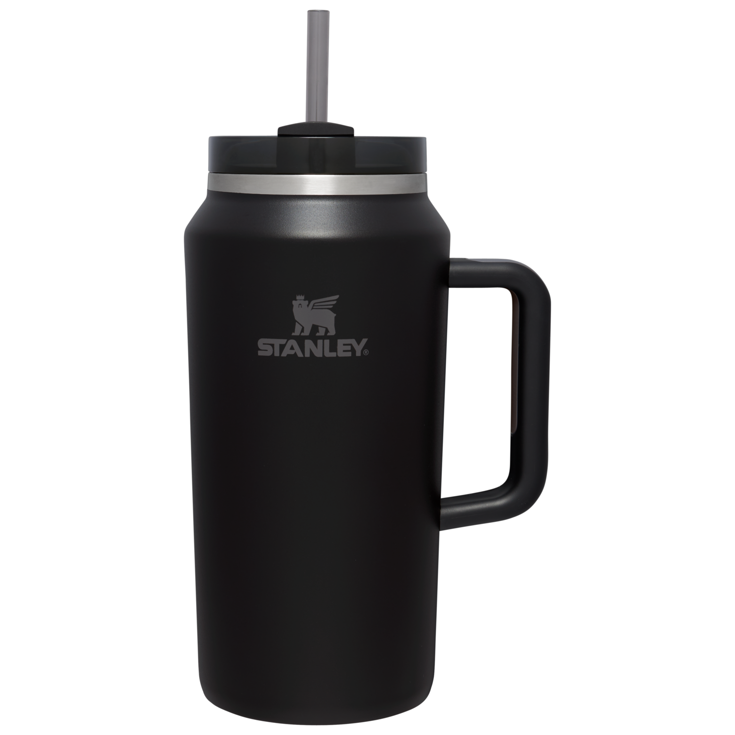 Car-Cup Friendly The Quencher H2.0 Flowstate Tumbler D365U - Premium Stainless Steel Straw Cup for All-Day Hydration - Black
