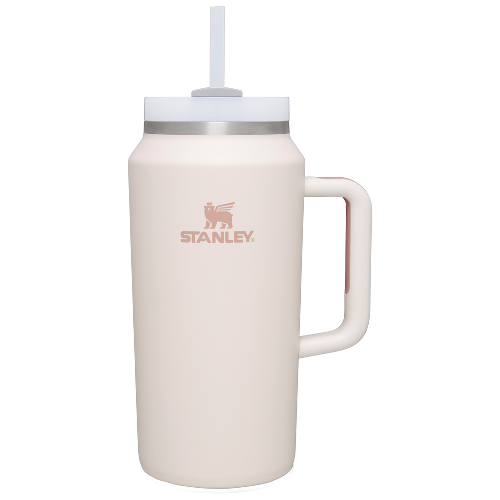 Car-Cup Friendly The Quencher H2.0 Flowstate Tumbler D365U - Premium Stainless Steel Straw Cup for All-Day Hydration - Rose Quartz