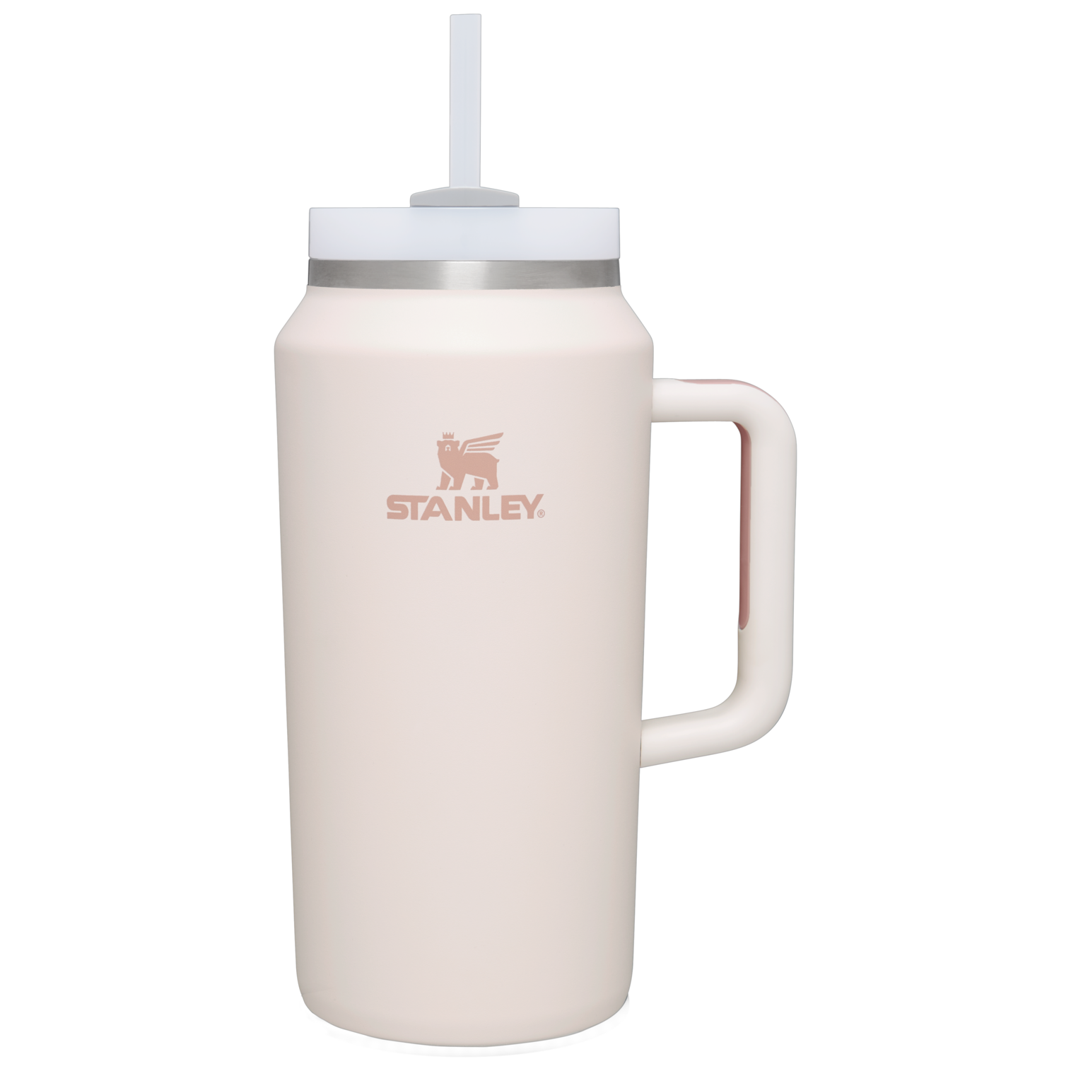 Car-Cup Friendly The Quencher H2.0 Flowstate Tumbler D365U - Premium Stainless Steel Straw Cup for All-Day Hydration - Rose Quartz