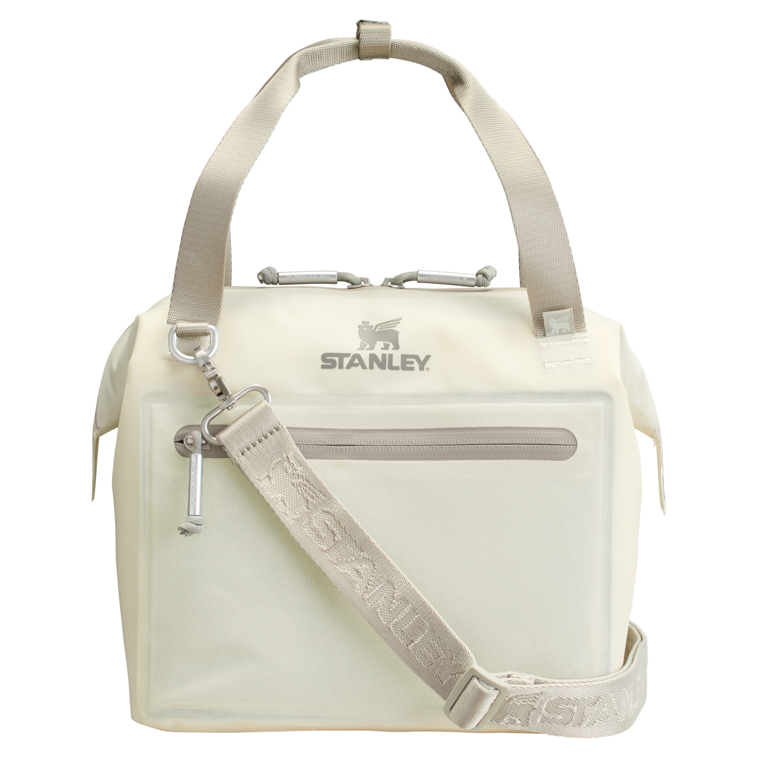 Leak-Proof Insulated The All Day Julienne Mini Cooler D052R - Julienne Series Portable Picnic Chiller Tote - Cream