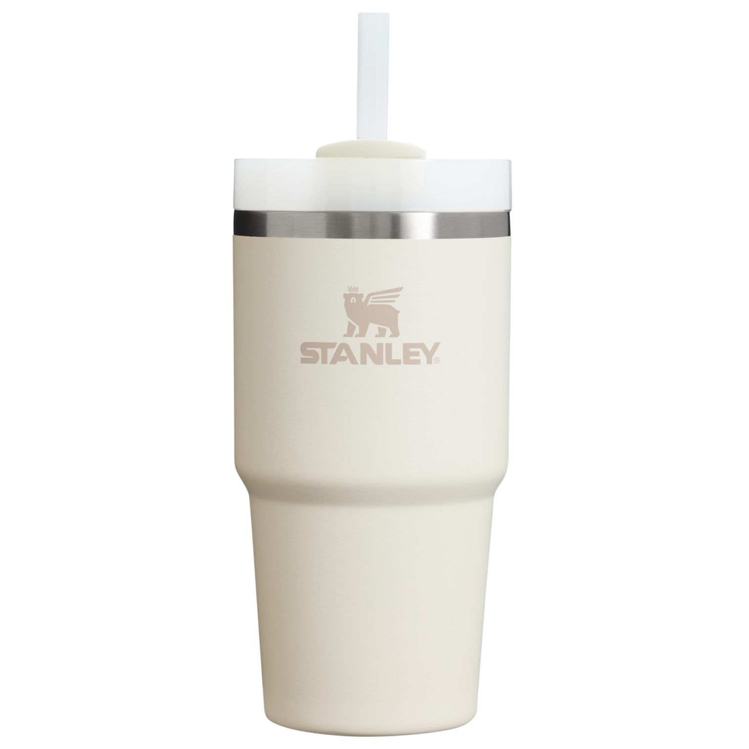 Large Capacity The Quencher H2.0 Flowstate Tumbler D030T - FlowState 3-Position Lid Insulated Travel Mug - Cream 2.0