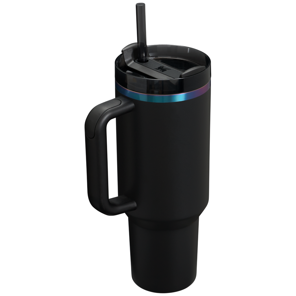 Splash-Resistant FlowState The Black Chroma Quencher H2.0 Flowstate Tumbler D252B - Premium Stainless Steel Straw Cup for All-Day Hydration Detail