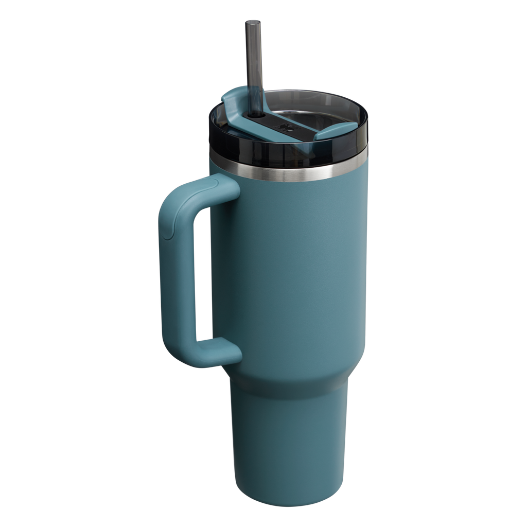 Double-Wall Vacuum The Quencher H2.0 Flowstate Tumbler  | Stanley Create D332L - FlowState 3-Position Lid Insulated Travel Mug Detail