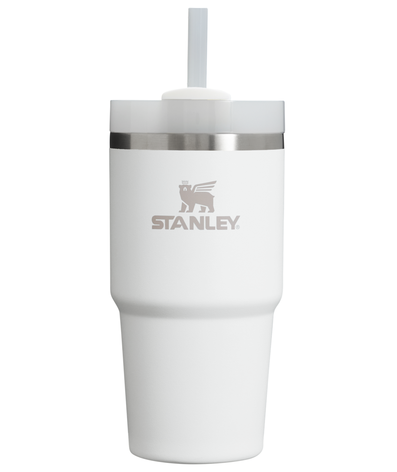 Car-Cup Friendly The Quencher H2.0 Flowstate Tumbler | Stanley Create D330L - 40oz Large Capacity Car-Cup Friendly Quencher - Frost