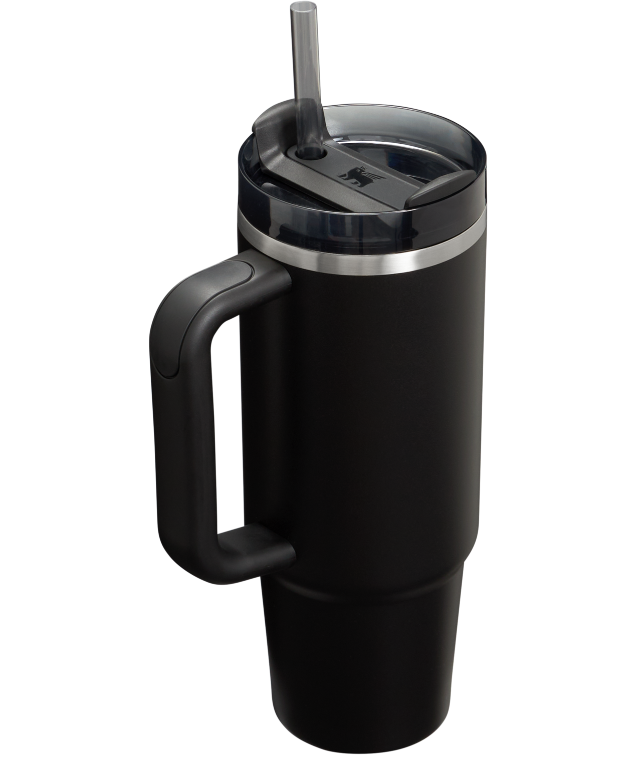 Splash-Resistant FlowState The Quencher H2.0 Flowstate Tumbler | Stanley Create D331C - Double-Wall Vacuum Insulated Travel Tumbler with Straw Detail