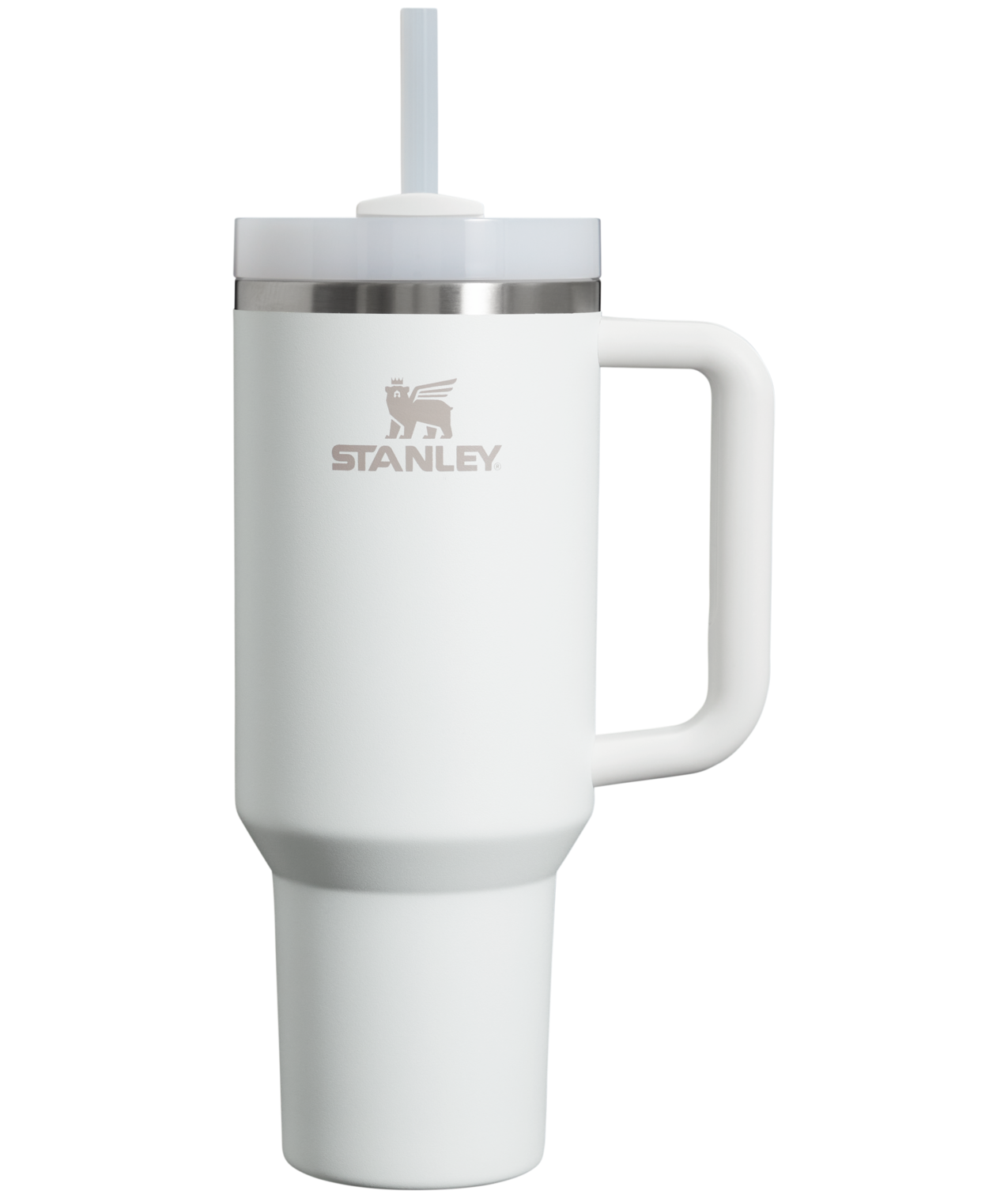 Double-Wall Vacuum The Quencher H2.0 Flowstate Tumbler  | Stanley Create D332L - FlowState 3-Position Lid Insulated Travel Mug - Frost