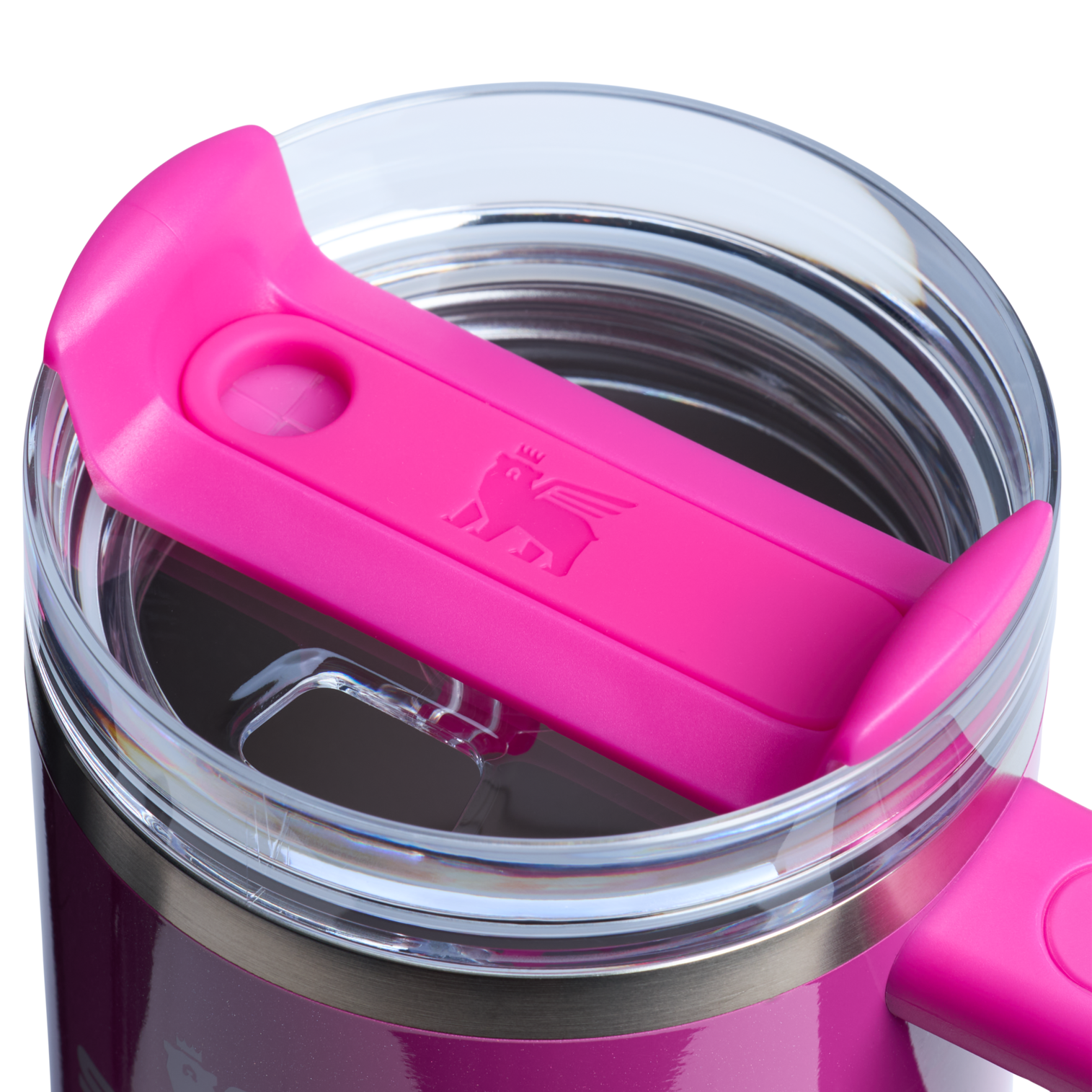 Double-Wall Vacuum The Quencher H2.O Flowstate Tumbler with Handle | Stanley Create D309N - Premium Stainless Steel Straw Cup for All-Day Hydration Detail