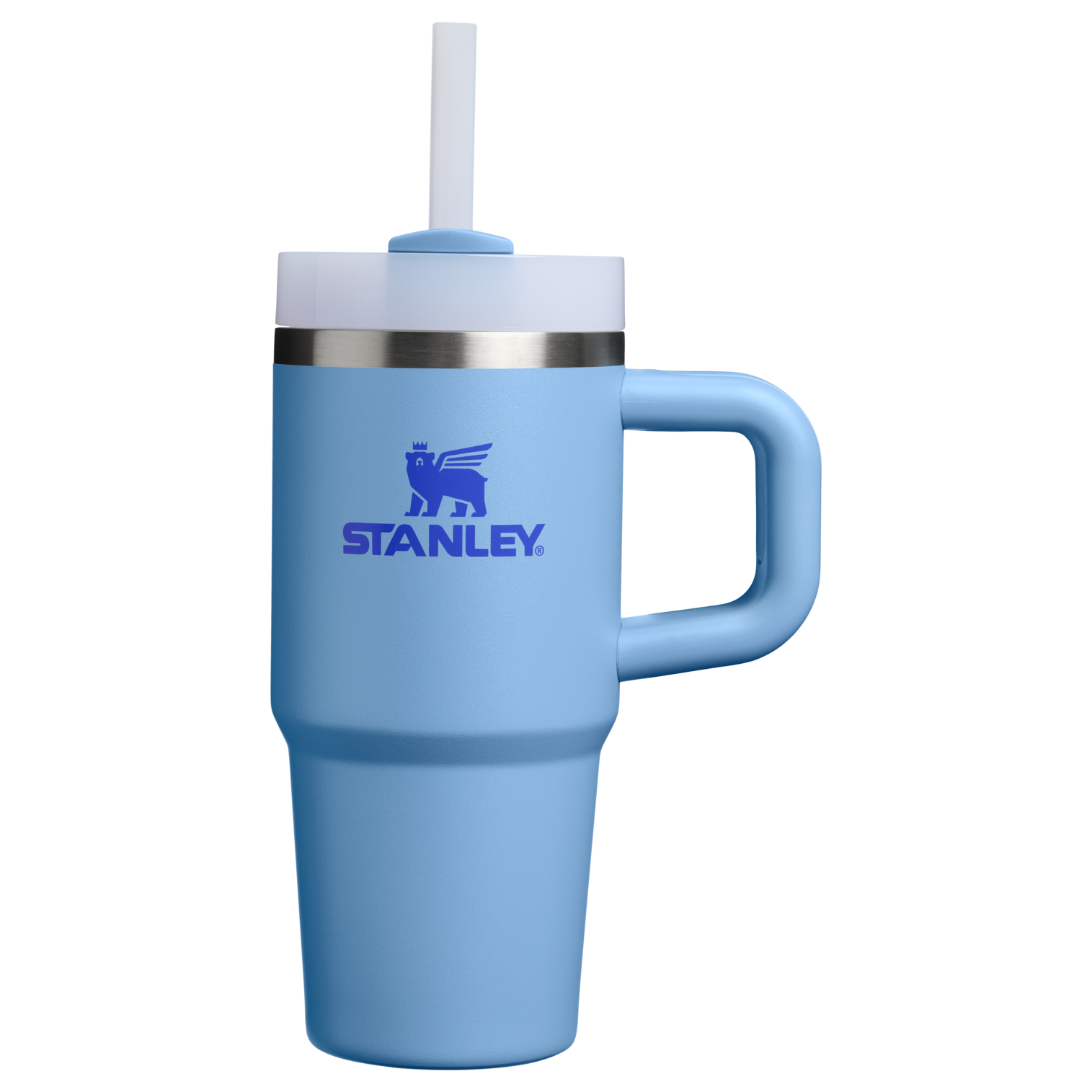 Insulated Travel The Quencher H2.O Flowstate Tumbler D068Z - Premium Stainless Steel Straw Cup for All-Day Hydration - Blue Sky