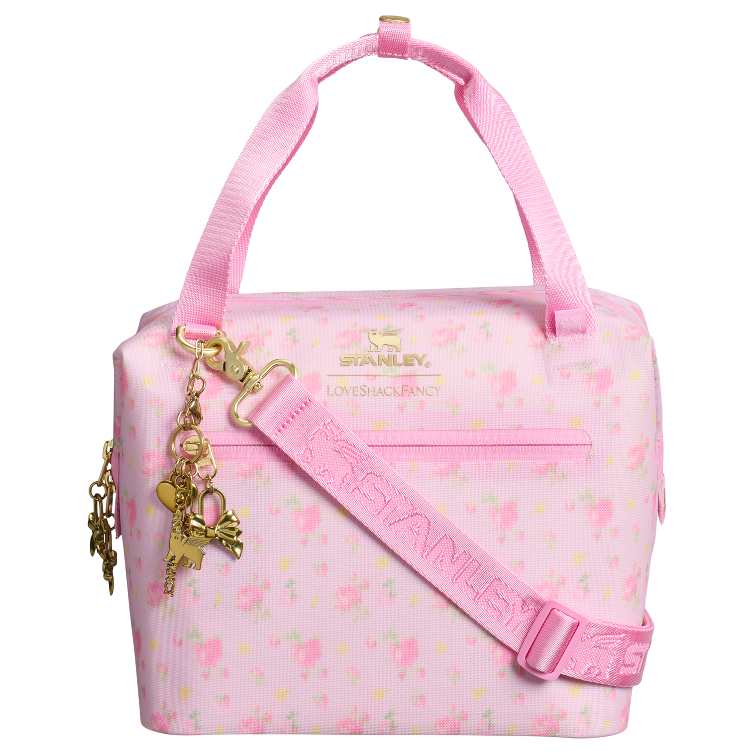 Heavy-Duty Tote Stanley 1913 x LoveShackFancy All Day Julienne Mini Cooler D150B - Heavy-Duty Ice-Retention Food & Beverage Carrier - Ibiza Sunset