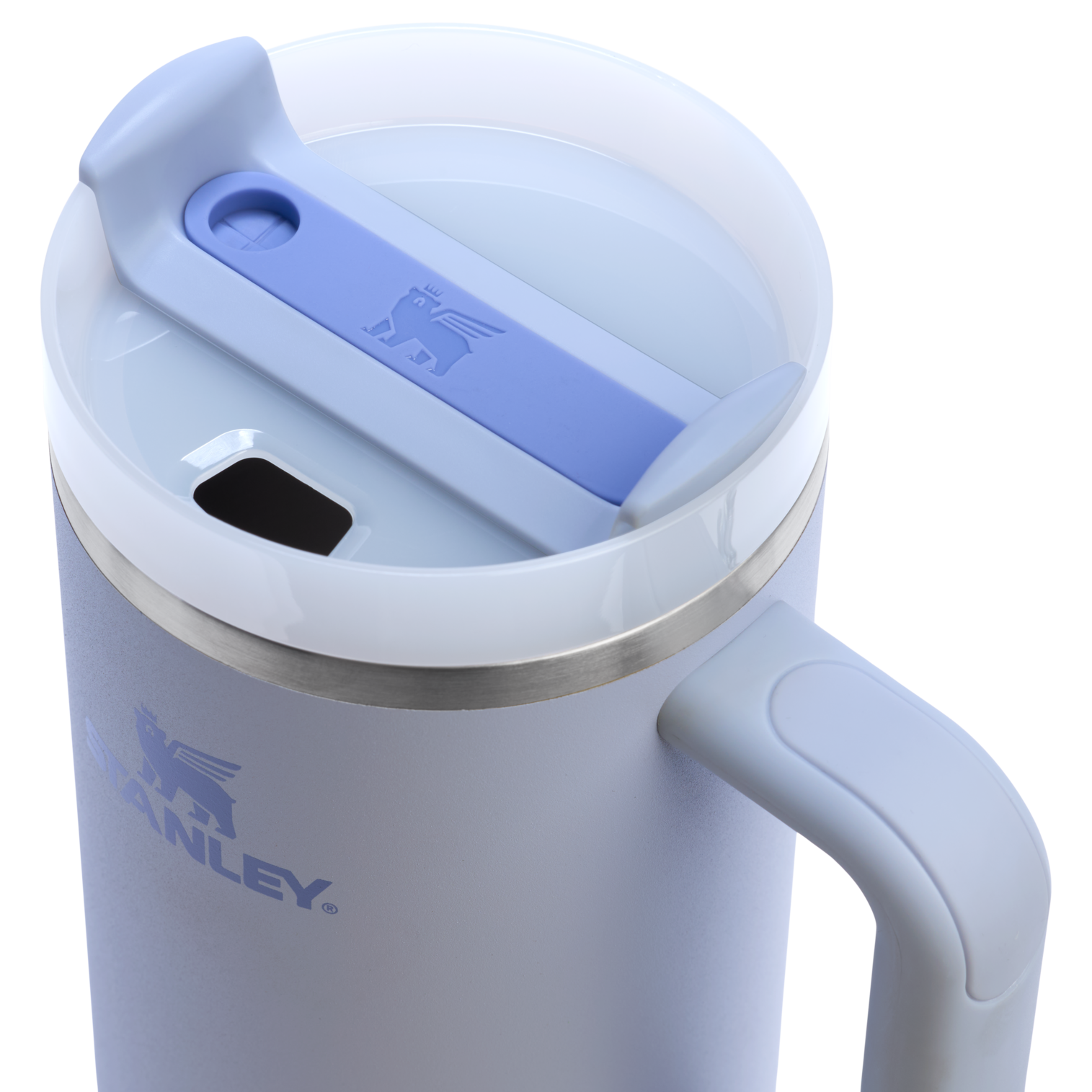 Double-Wall Vacuum The Quencher H2.0 Flowstate Tumbler  | Stanley Create D332L - FlowState 3-Position Lid Insulated Travel Mug Detail