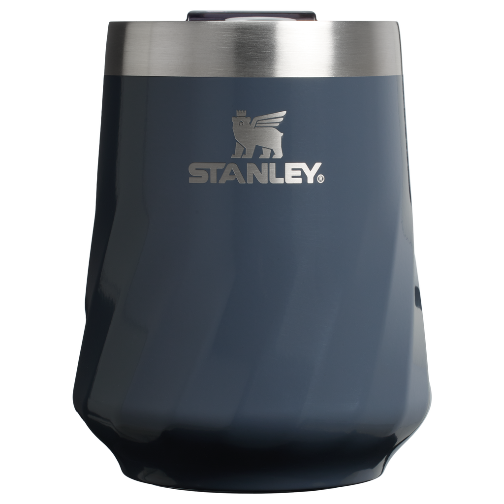 Premium Matte The Textured Reserve Wine Tumbler D141Z - Shatterproof Flavor-Preserving Cocktail Tumbler with Lid - Twilight Gloss