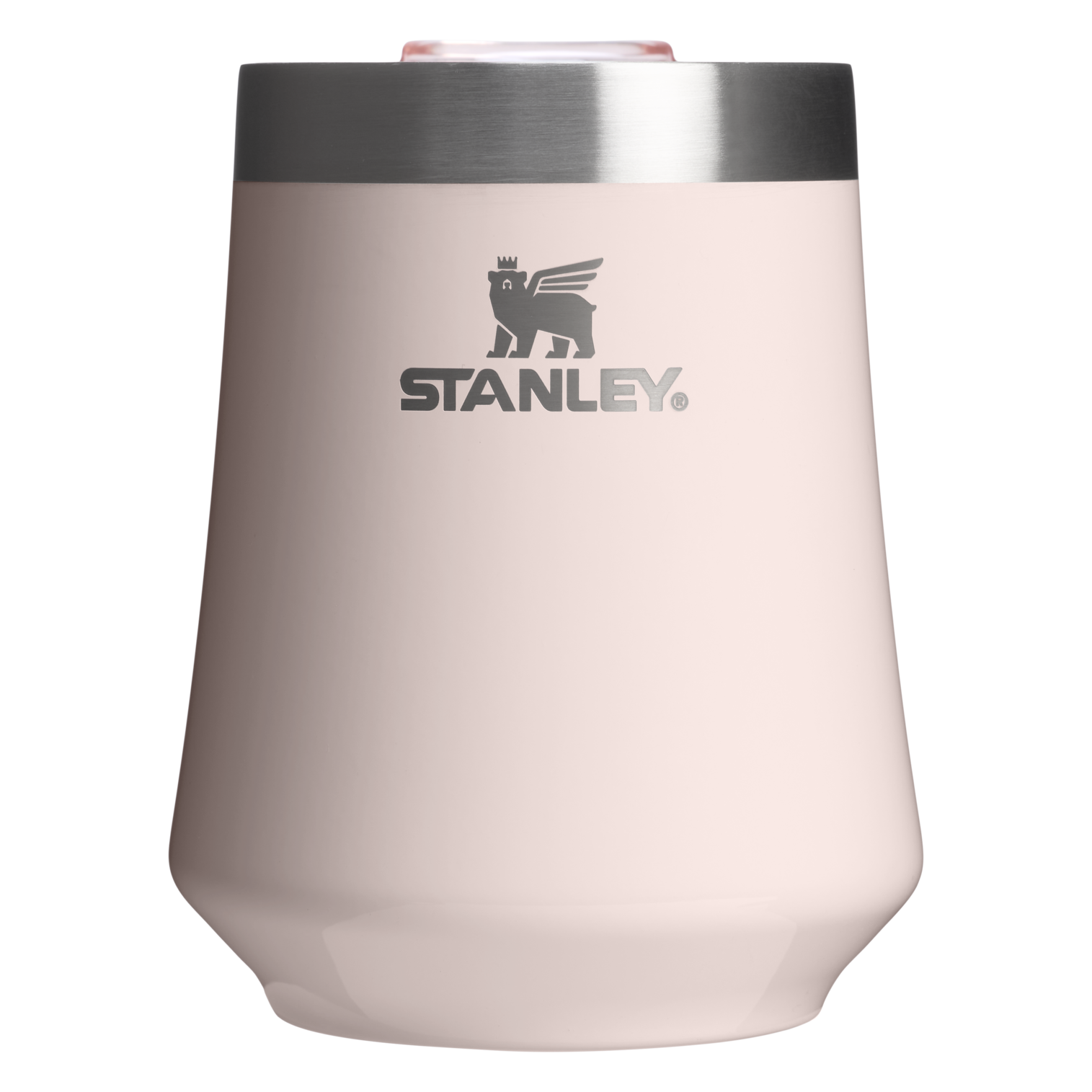 Flavor-Preserving The Reserve Wine Tumbler | Stanley Create D302P - Elegant Stemless Vacuum Insulated Wine Tumbler - Rose Quartz Gloss