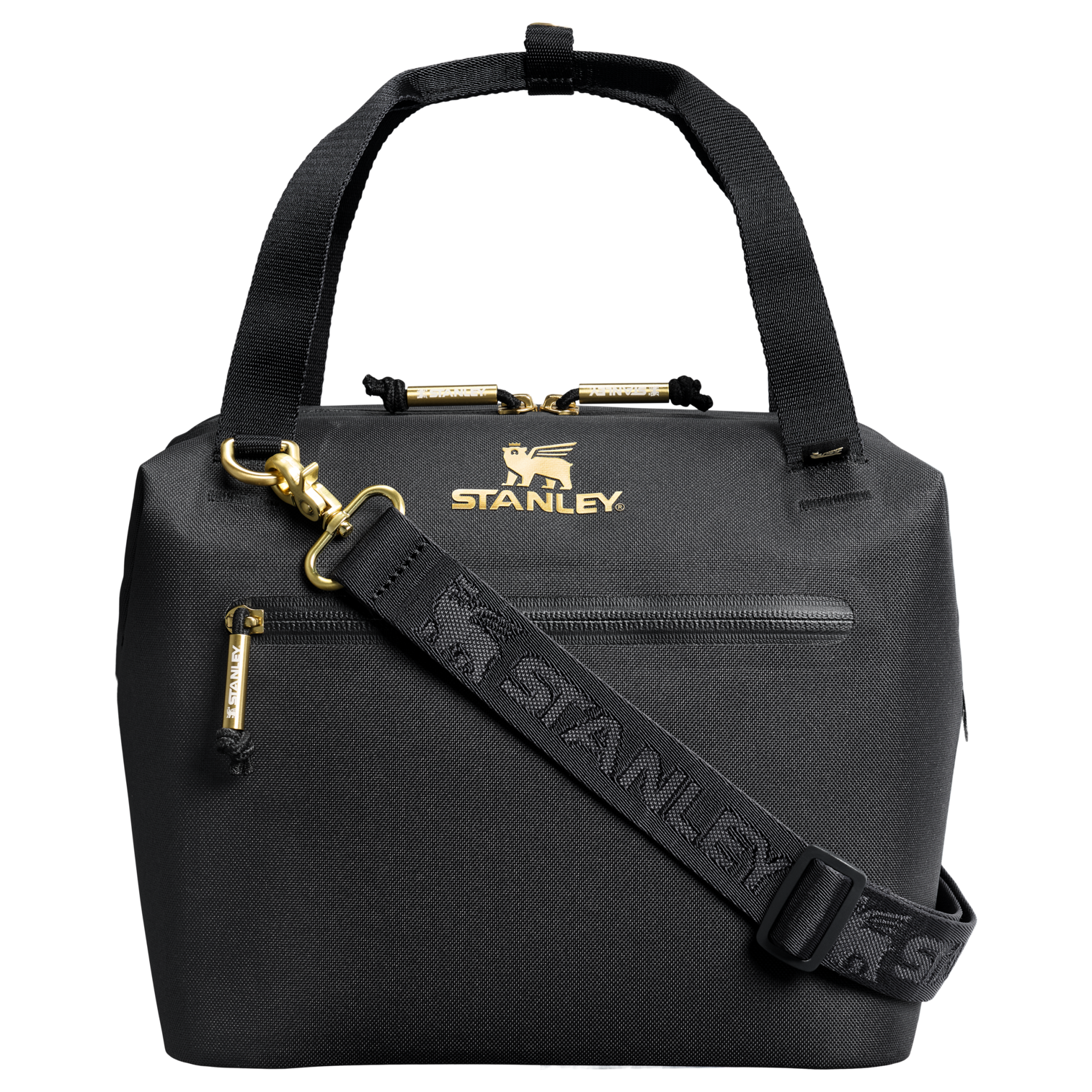 Leak-Proof Insulated The All Day Julienne Mini Cooler D052R - Julienne Series Portable Picnic Chiller Tote - Black Honey