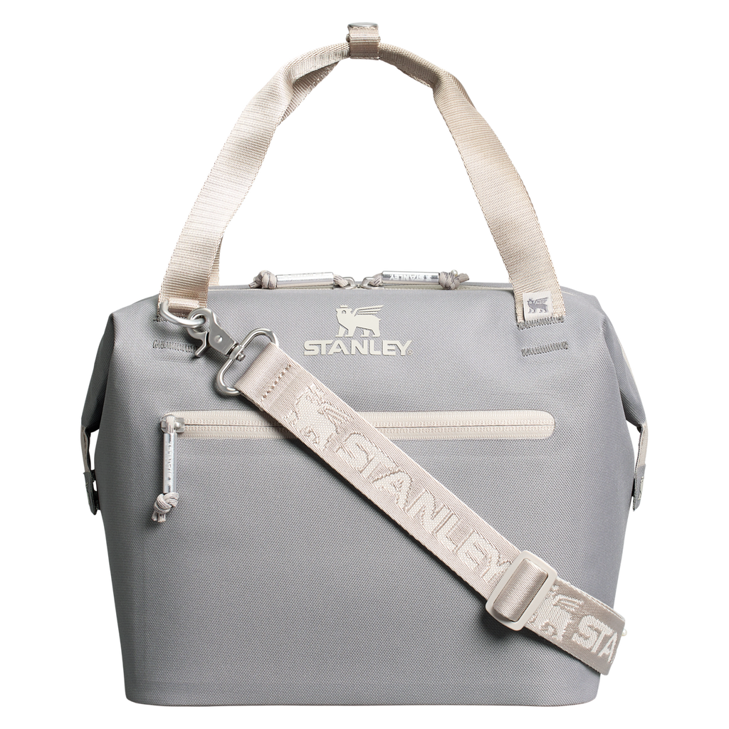 Leak-Proof Insulated The All Day Julienne Mini Cooler D052R - Julienne Series Portable Picnic Chiller Tote - Stone
