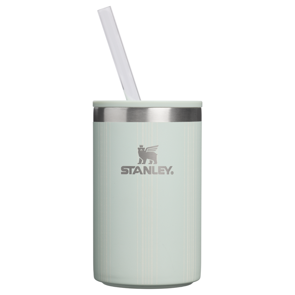 Heavy-Duty Tote The Everyday Can Cooler Cup D353P - Compact All-Weather Soft-Sided Cooler Backpack - Mist Picnic Stripe