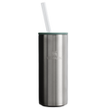 Portable Mini The Everyday Slim Can Cooler Cup D255E - Compact All-Weather Soft-Sided Cooler Backpack - Stainless Steel Shale