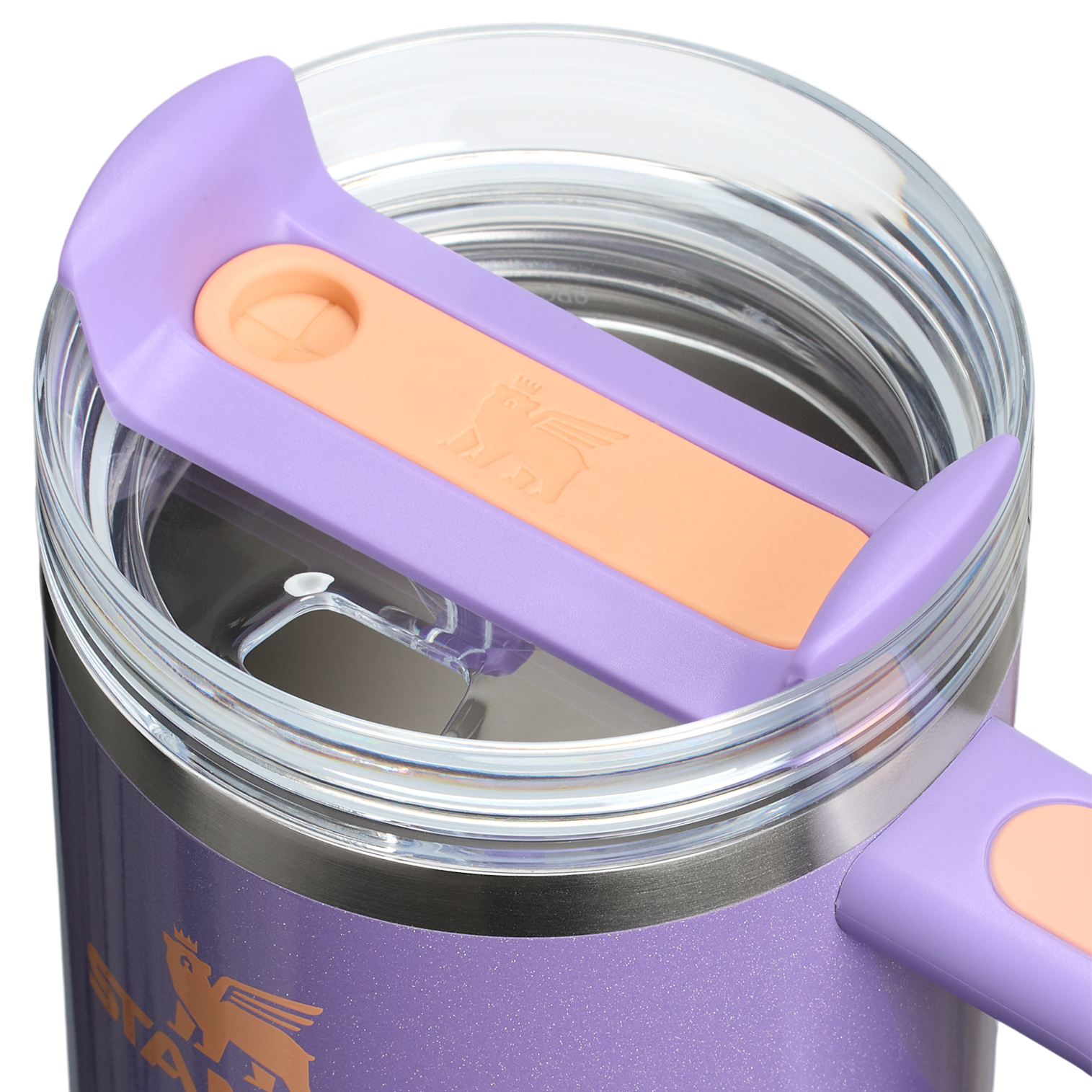 Double-Wall Vacuum The Quencher H2.O Flowstate Tumbler with Handle | Stanley Create D309N - Premium Stainless Steel Straw Cup for All-Day Hydration Detail