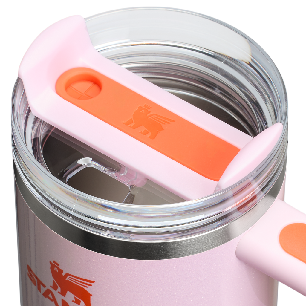Double-Wall Vacuum The Quencher H2.O Flowstate Tumbler with Handle | Stanley Create D309N - Premium Stainless Steel Straw Cup for All-Day Hydration Detail