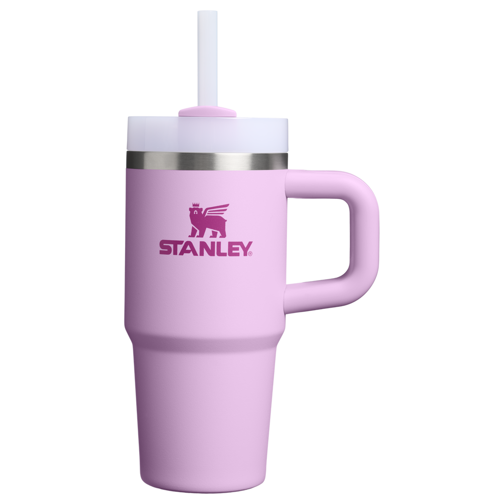 Insulated Travel The Quencher H2.O Flowstate Tumbler | Stanley Create D291F - Double-Wall Vacuum Insulated Travel Tumbler with Straw - Soft Orchid