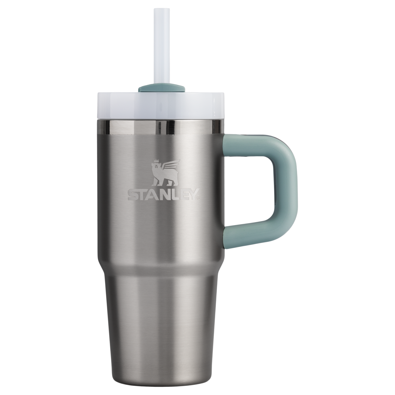 Insulated Travel The Quencher H2.O Flowstate Tumbler | Stanley Create D291F - Double-Wall Vacuum Insulated Travel Tumbler with Straw Detail