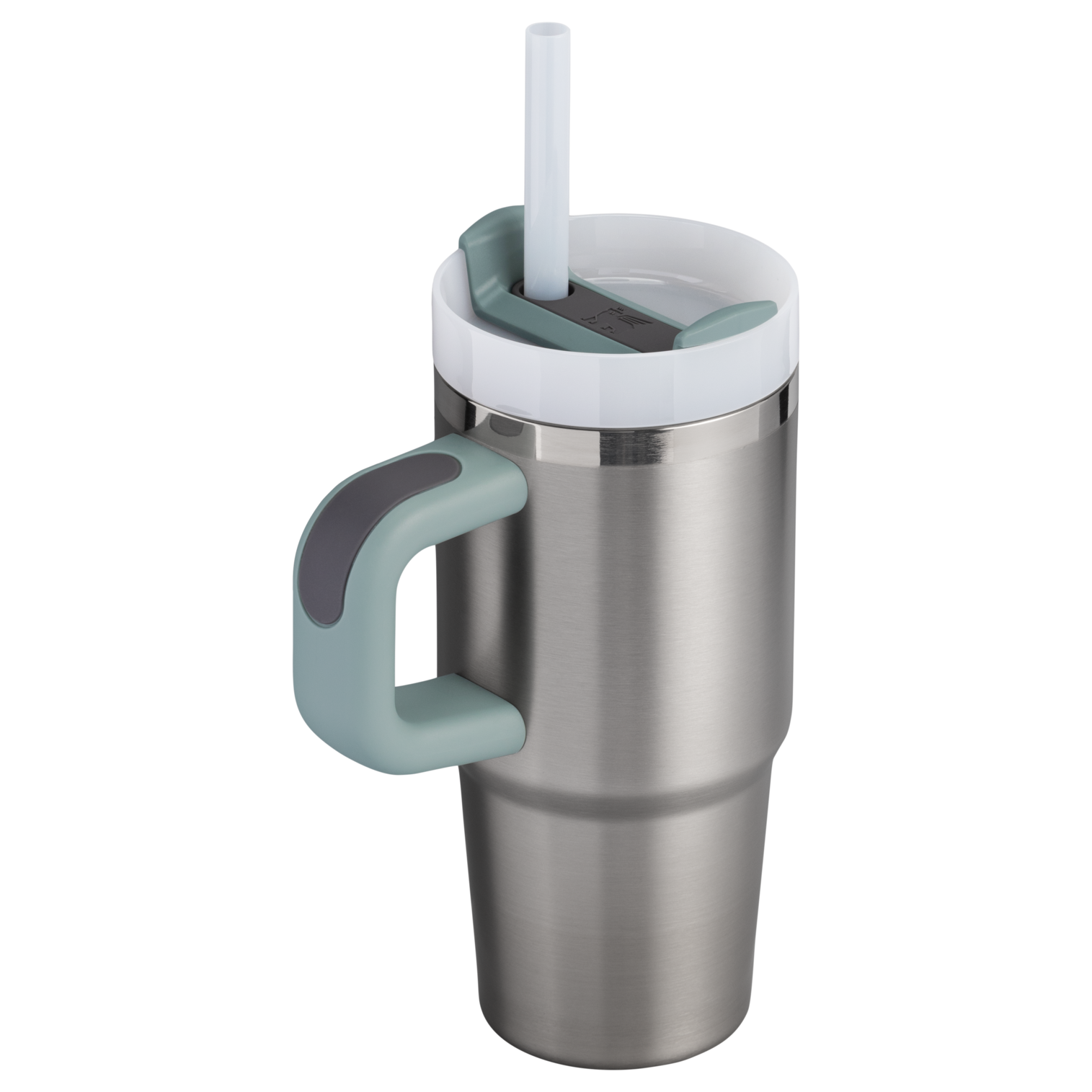 Insulated Travel The Quencher H2.O Flowstate Tumbler | Stanley Create D291F - Double-Wall Vacuum Insulated Travel Tumbler with Straw Detail