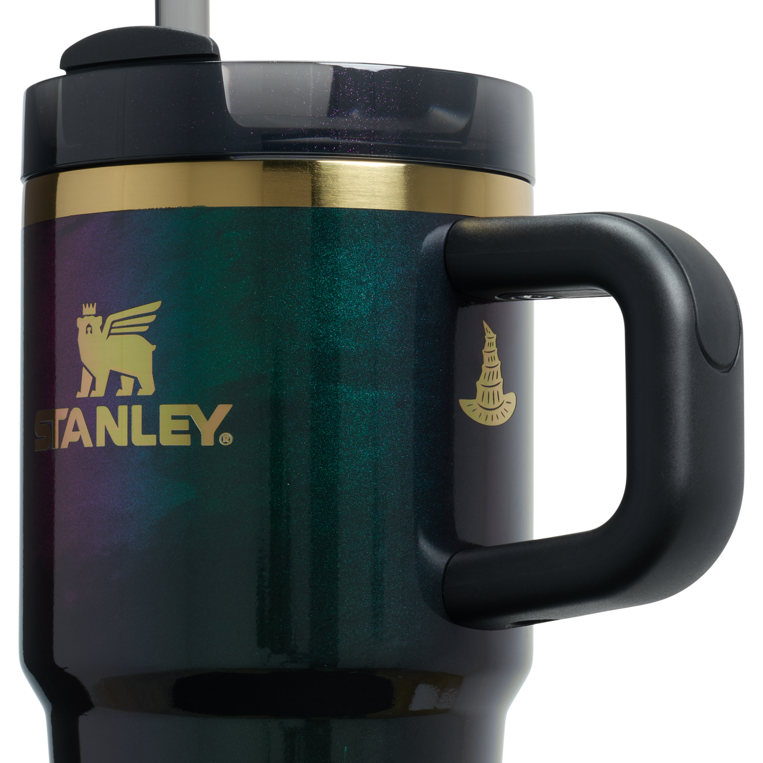 Car-Cup Friendly The Wicked for Good Quencher H2.0 Flowstate Tumbler D247R - 40oz Large Capacity Car-Cup Friendly Quencher Detail