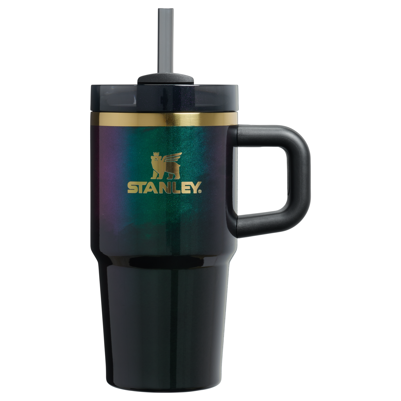 Car-Cup Friendly The Wicked for Good Quencher H2.0 Flowstate Tumbler D247R - 40oz Large Capacity Car-Cup Friendly Quencher - Elphaba For Good