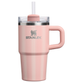 Car-Cup Friendly The Quencher H2.0 Flowstate Tumbler D344H - Double-Wall Vacuum Insulated Travel Tumbler with Straw - Peach Rose Picnic Stripe