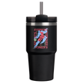 Insulated Travel The Quencher H2.0 Flowstate Tumbler D341T - 40oz Large Capacity Car-Cup Friendly Quencher - Tournament Black