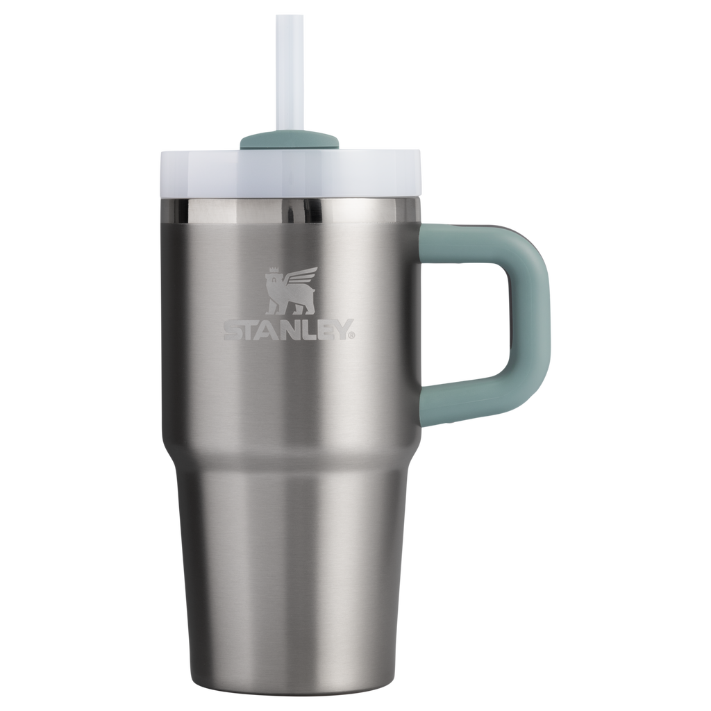 Double-Wall Vacuum The Quencher H2.O Flowstate Tumbler with Handle | Stanley Create D309N - Premium Stainless Steel Straw Cup for All-Day Hydration Detail