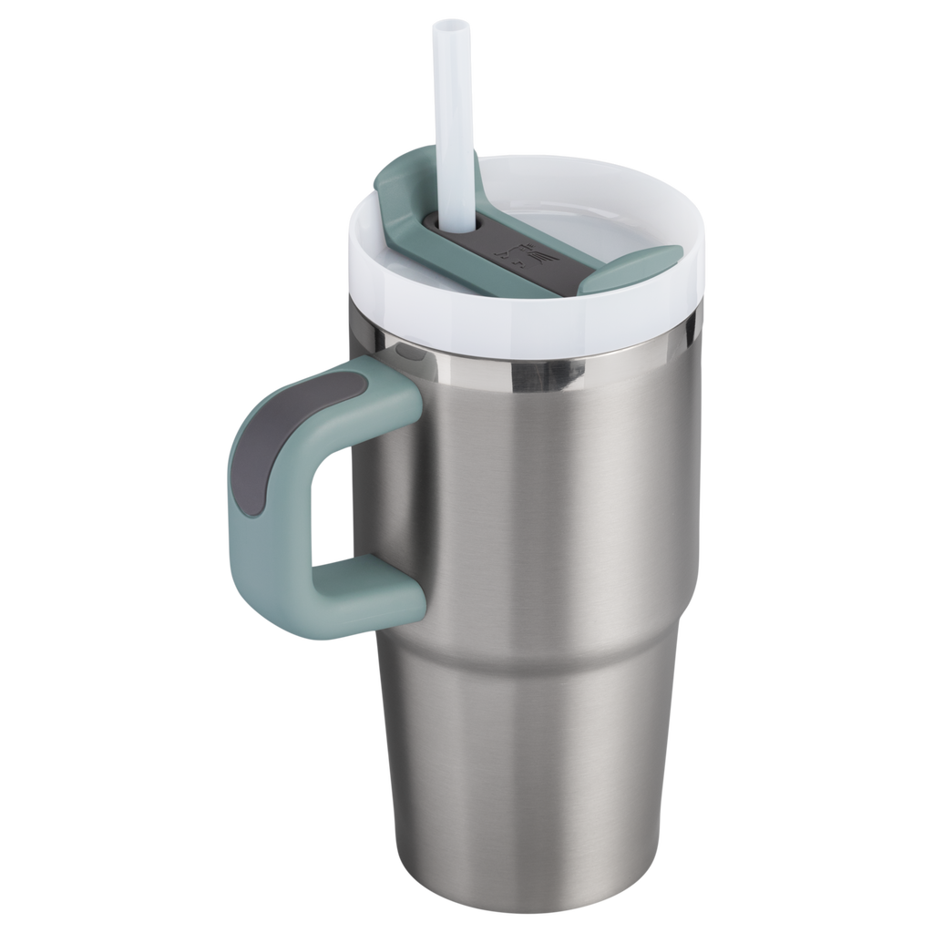Double-Wall Vacuum The Quencher H2.O Flowstate Tumbler | Stanley Create D274S - Premium Stainless Steel Straw Cup for All-Day Hydration Detail