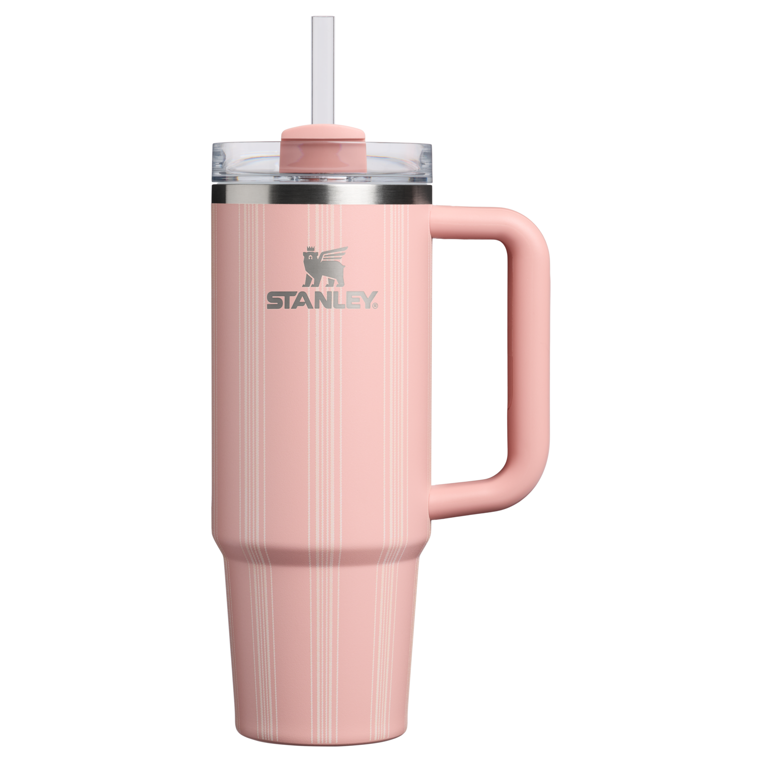 Insulated Travel The Quencher H2.0 Flowstate Tumbler D343V - FlowState 3-Position Lid Insulated Travel Mug - Peach Rose Picnic Stripe