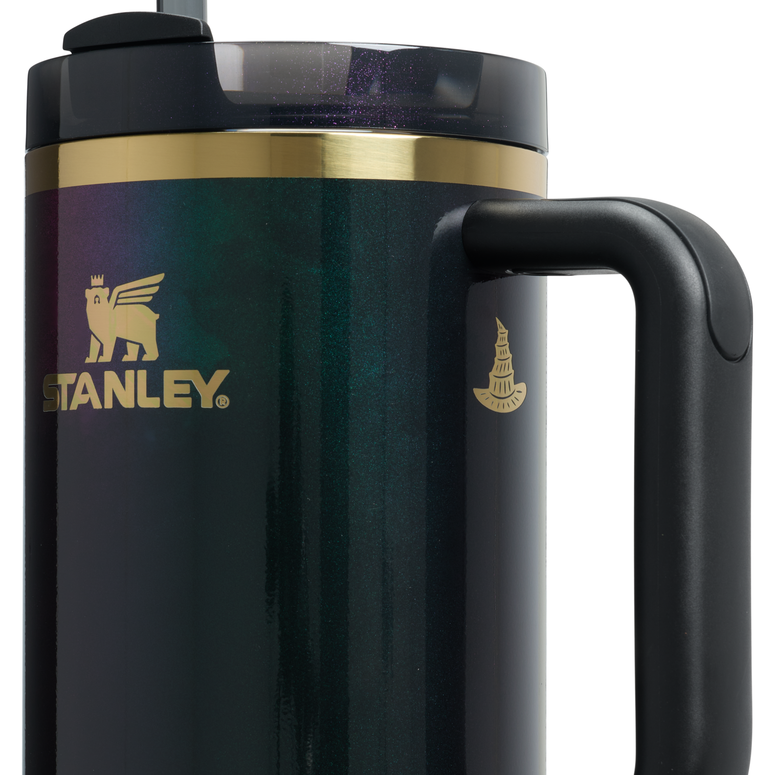 Car-Cup Friendly The Wicked for Good Quencher H2.0 Flowstate Tumbler D245R - 40oz Large Capacity Car-Cup Friendly Quencher Detail