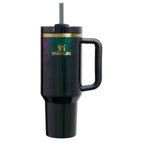 Car-Cup Friendly The Wicked for Good Quencher H2.0 Flowstate Tumbler D245R - 40oz Large Capacity Car-Cup Friendly Quencher - Elphaba For Good
