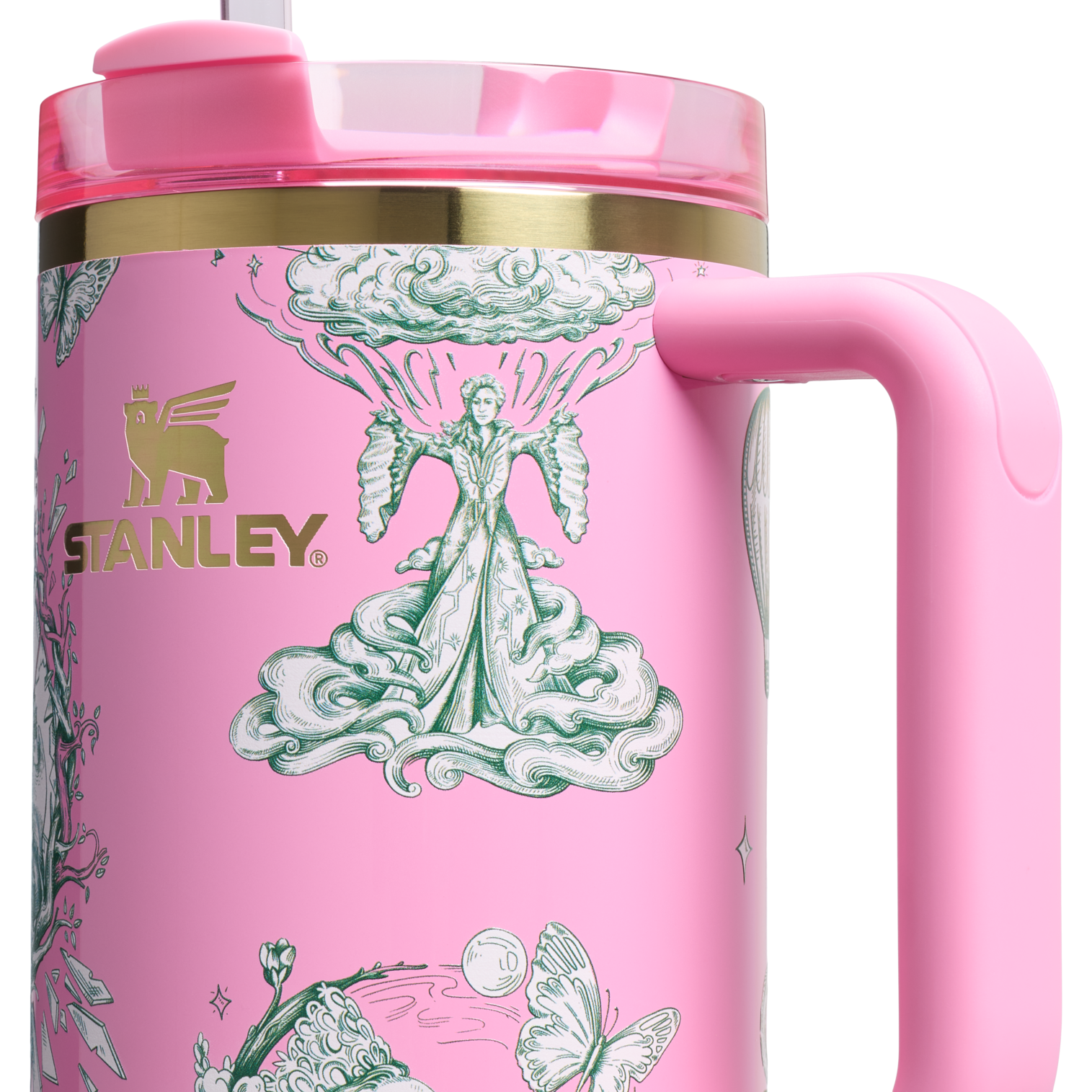 Car-Cup Friendly The Wicked for Good Quencher H2.0 Flowstate Tumbler D245R - 40oz Large Capacity Car-Cup Friendly Quencher Detail