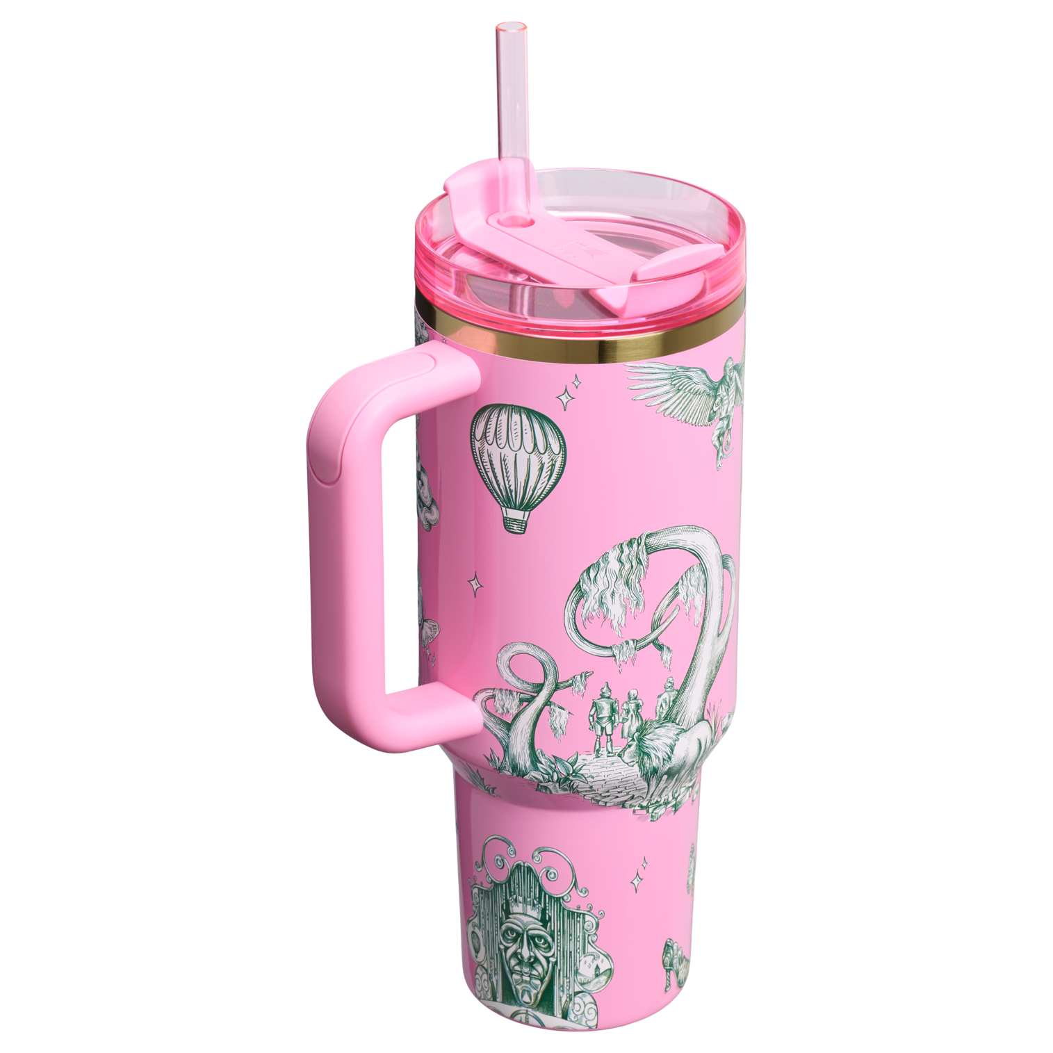Car-Cup Friendly The Wicked for Good Quencher H2.0 Flowstate Tumbler D245R - 40oz Large Capacity Car-Cup Friendly Quencher Detail