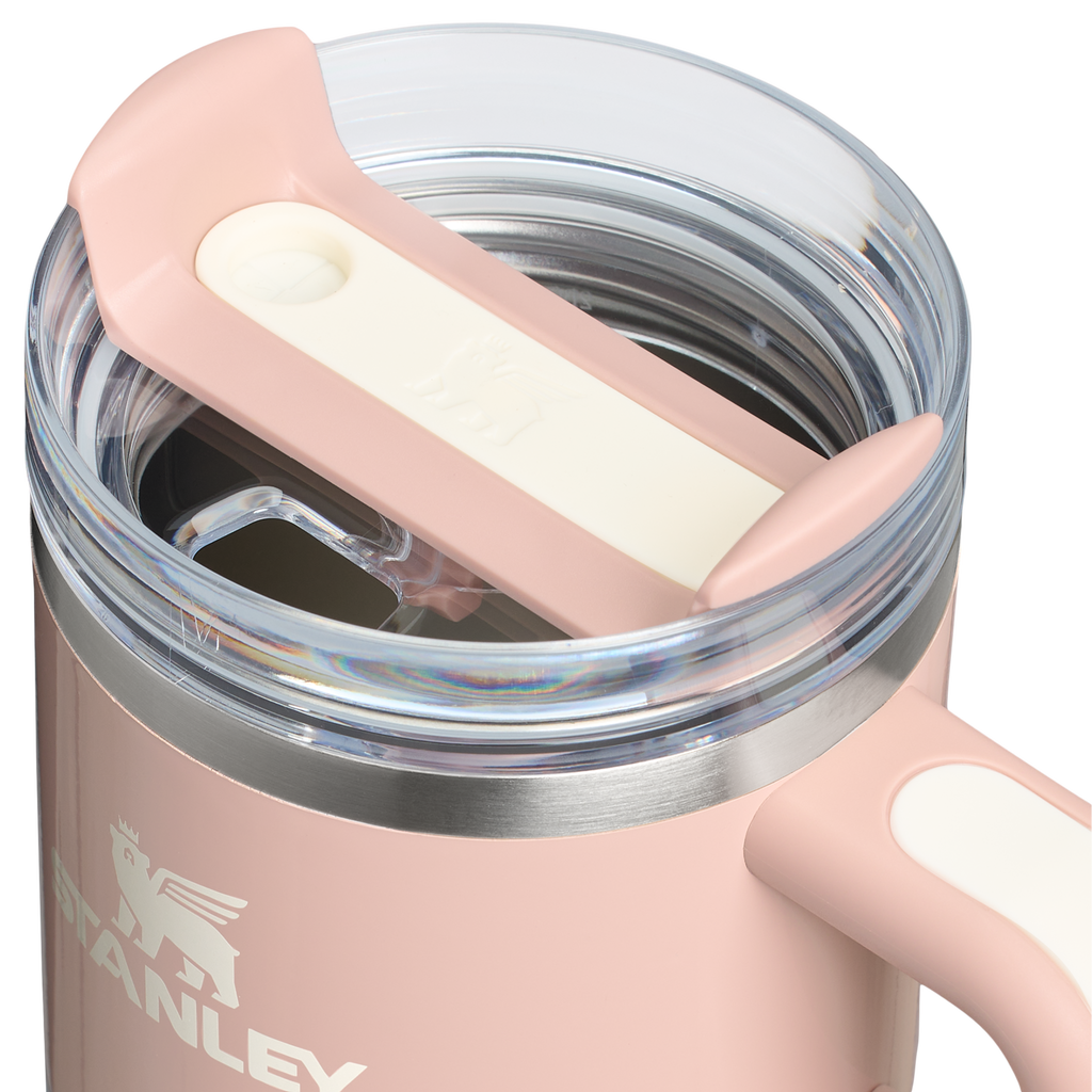 Double-Wall Vacuum The Quencher H2.O Flowstate Tumbler with Handle | Stanley Create D309N - Premium Stainless Steel Straw Cup for All-Day Hydration Detail