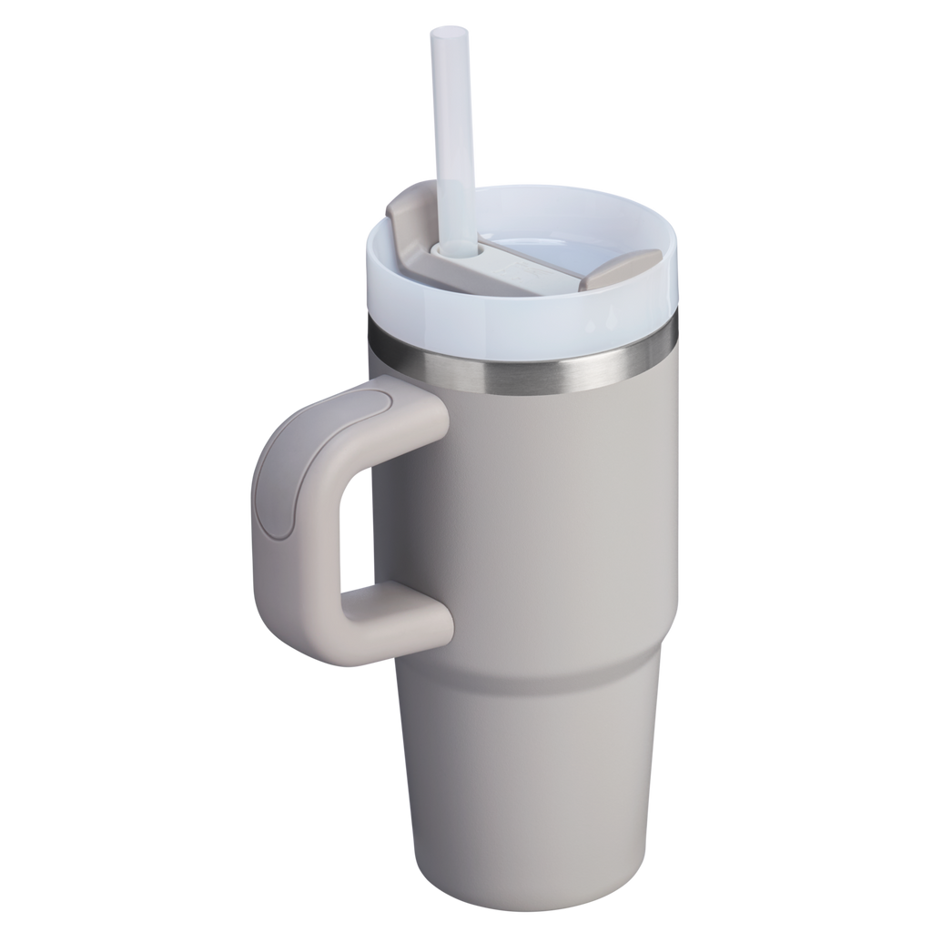 Insulated Travel The Quencher H2.O Flowstate Tumbler | Stanley Create D291F - Double-Wall Vacuum Insulated Travel Tumbler with Straw Detail