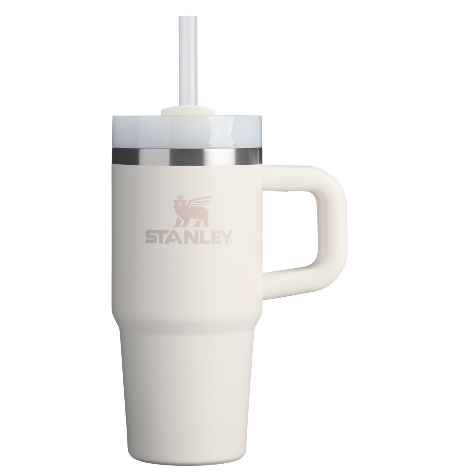 Insulated Travel The Quencher H2.O Flowstate Tumbler | Stanley Create D291F - Double-Wall Vacuum Insulated Travel Tumbler with Straw - Cream 2.0