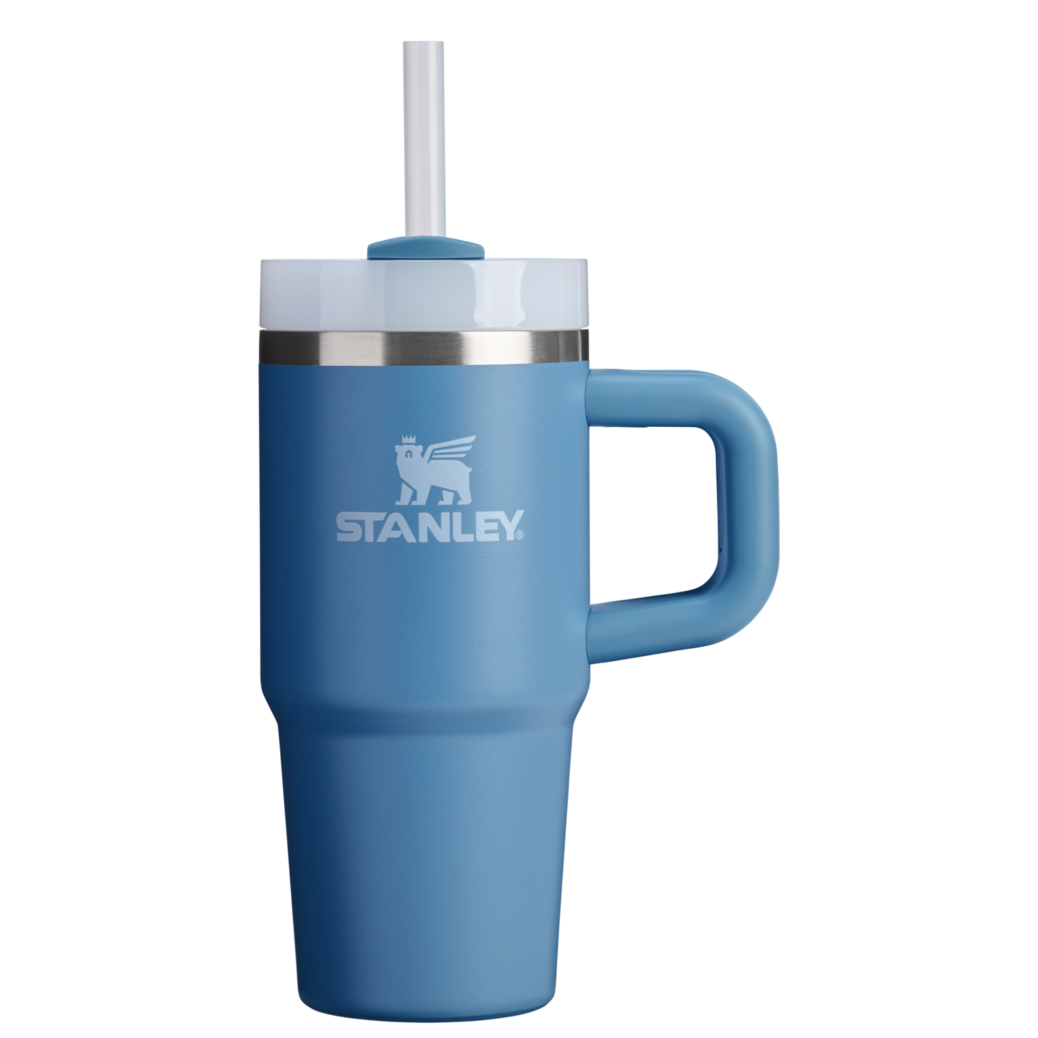 Insulated Travel The Quencher H2.O Flowstate Tumbler | Stanley Create D291F - Double-Wall Vacuum Insulated Travel Tumbler with Straw Detail