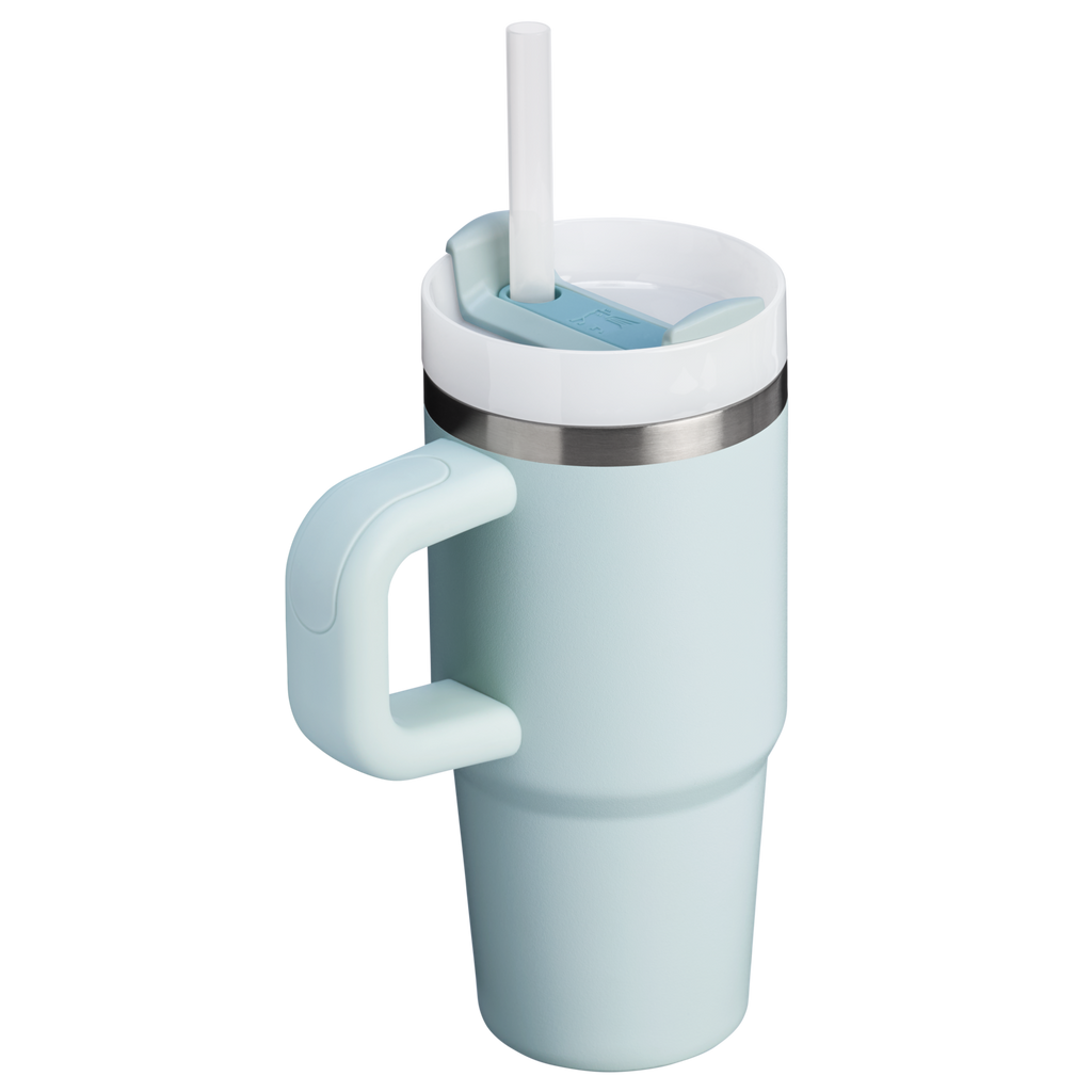Insulated Travel The Quencher H2.O Flowstate Tumbler | Stanley Create D291F - Double-Wall Vacuum Insulated Travel Tumbler with Straw Detail