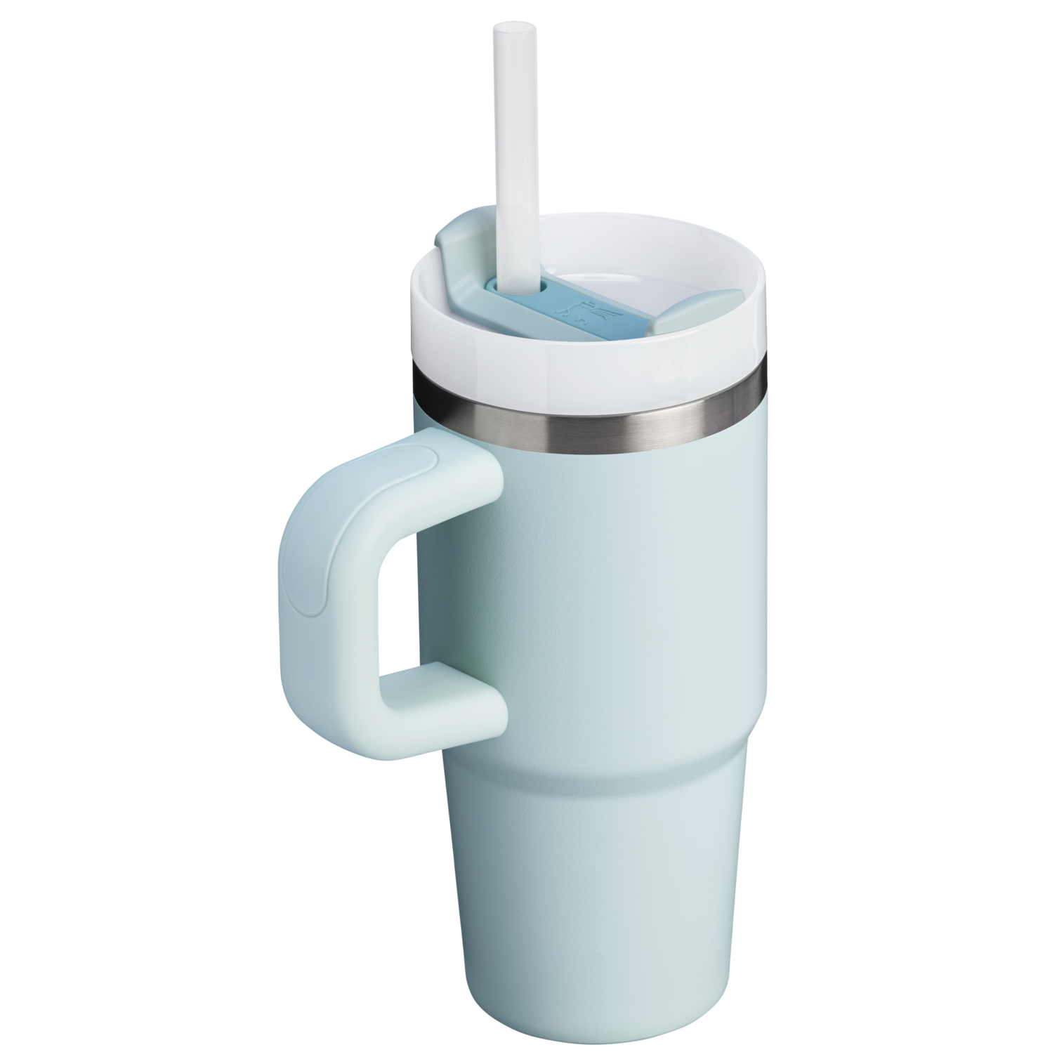 Insulated Travel The Quencher H2.O Flowstate Tumbler | Stanley Create D291F - Double-Wall Vacuum Insulated Travel Tumbler with Straw Detail